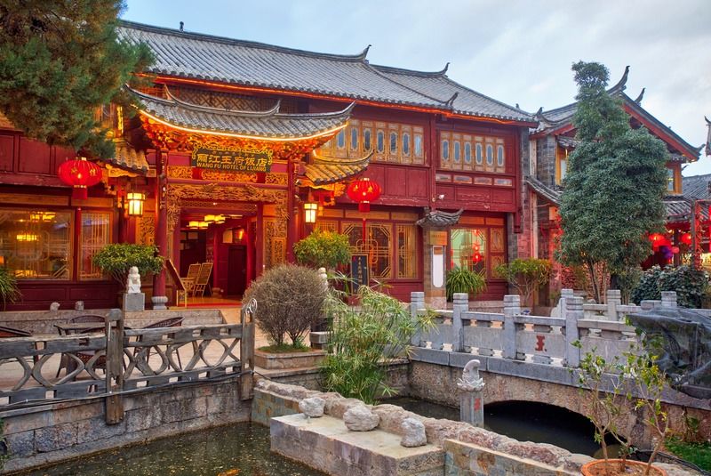 Lijiang Wangfu Hotel Buitenkant foto