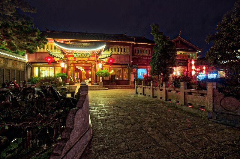 Lijiang Wangfu Hotel Buitenkant foto
